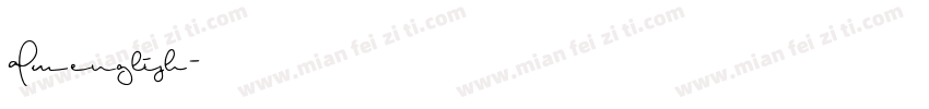 dm english字体转换